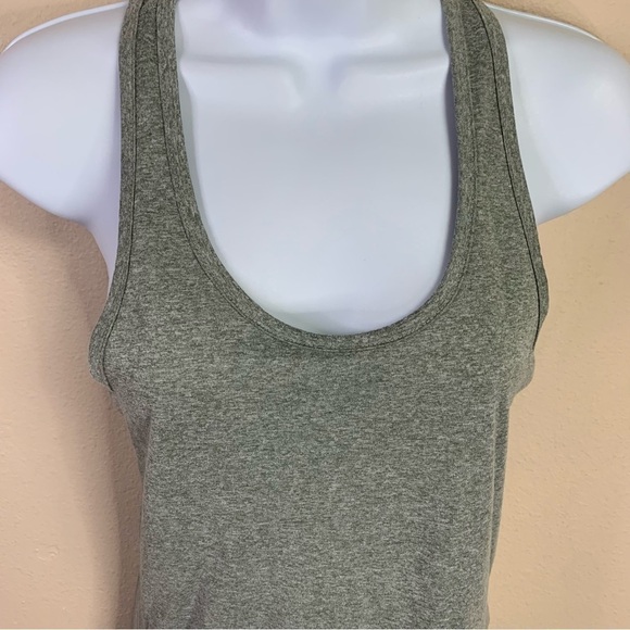 Small Nike Grey Dri Fit Sleeveless Tank Top Stretch 4 6 Athletic Activewear - Picture 3 of 10